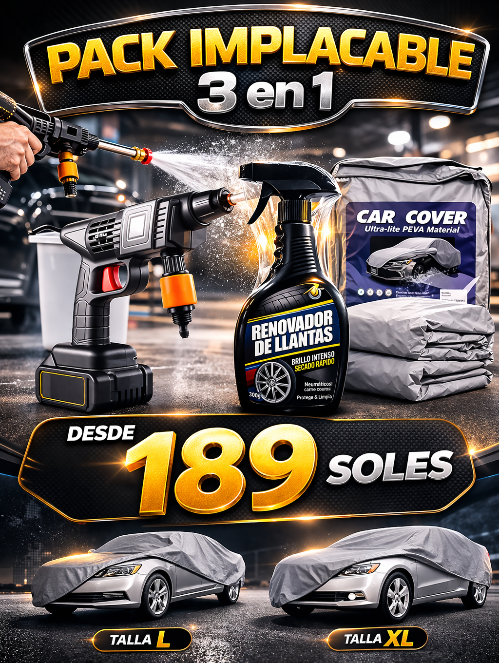 Pack Implacable 3 en 1