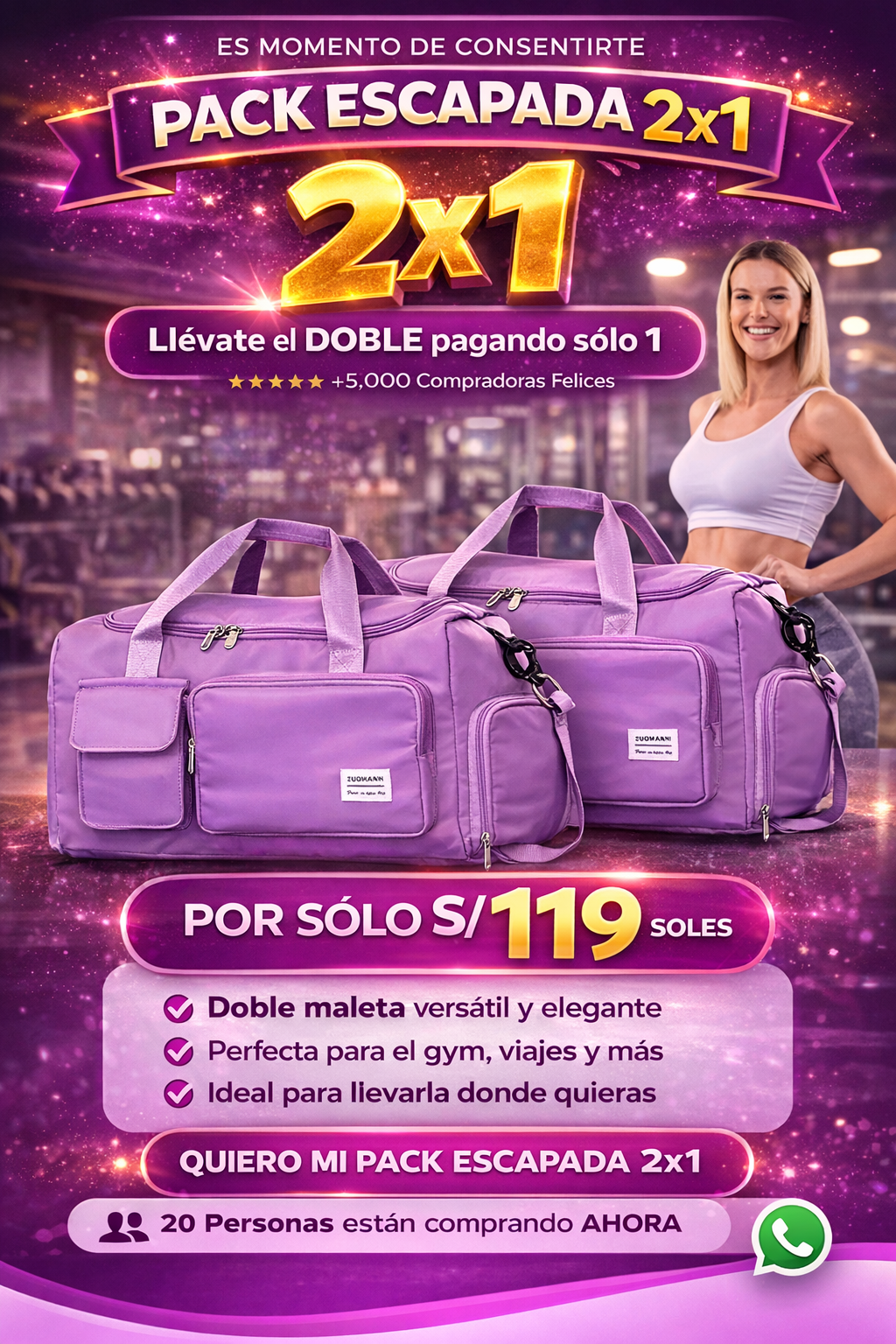 Pack Escapada 2x1
